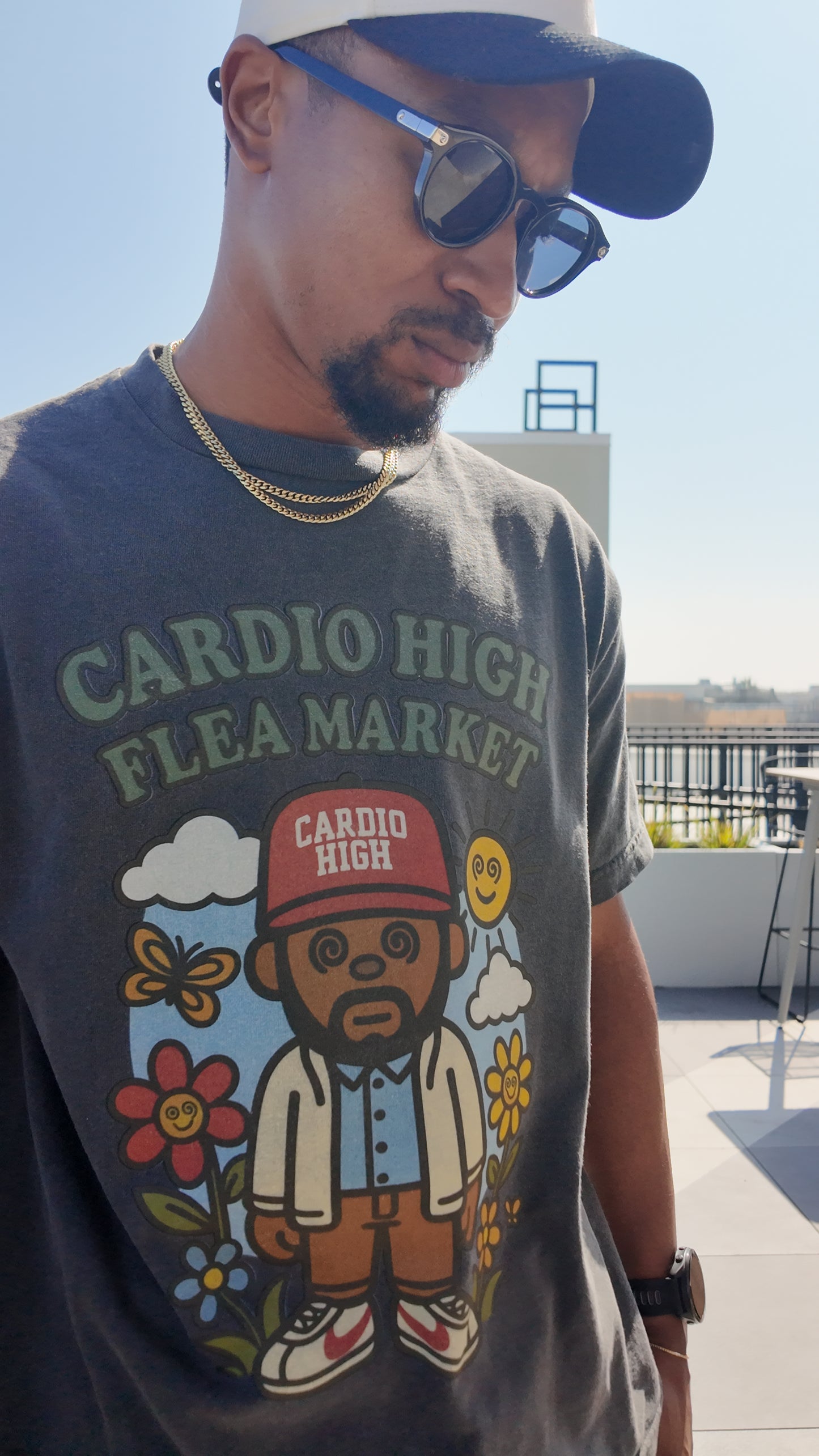 Cardio High Flee Market Tee