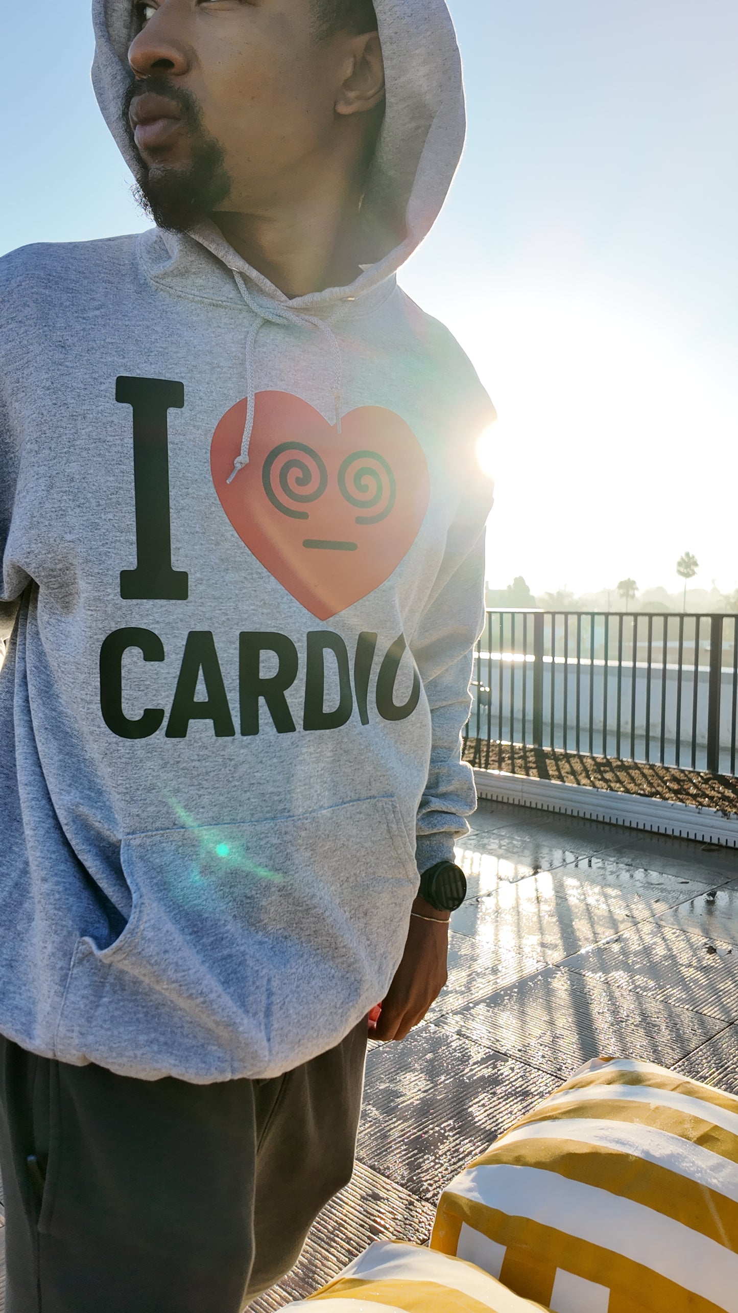 I Love Cardio hoodie