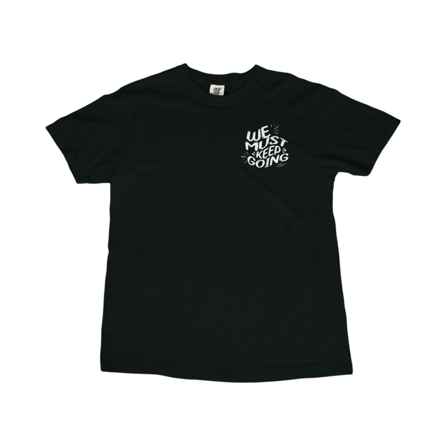 We Must Keep Going logo tee (Black)