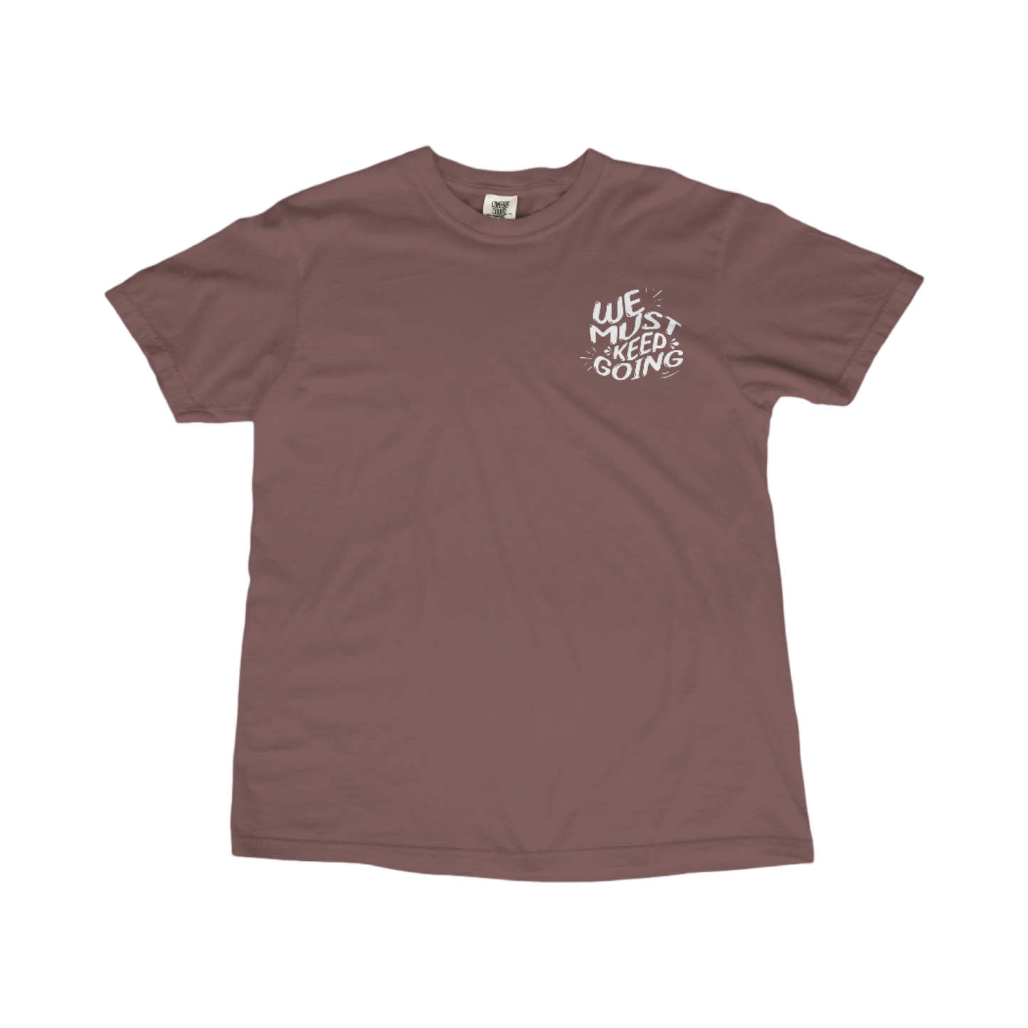 We Must Keep Going logo Tee (Brown)