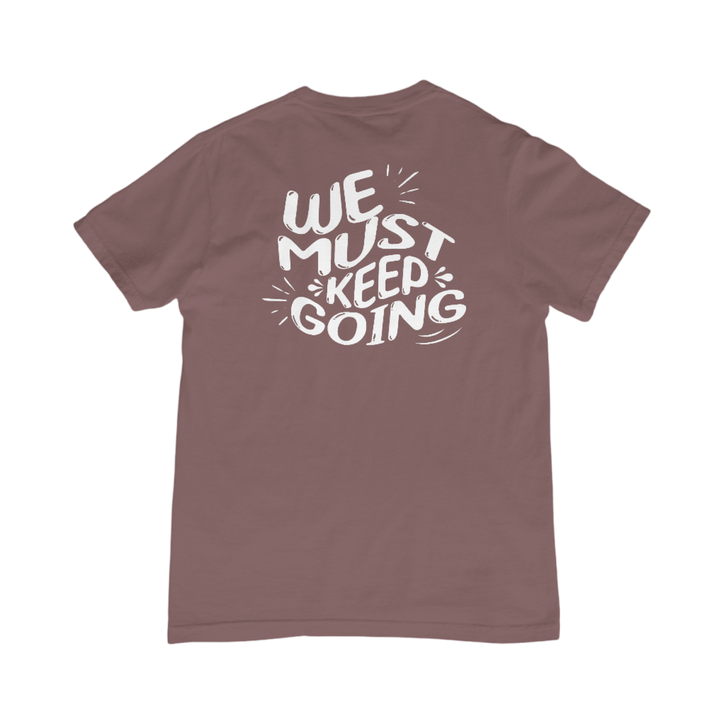 We Must Keep Going logo Tee (Brown)